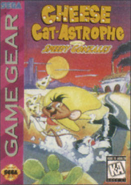 Cheese Cat-Astrophe Starring Speedy Gonzales box art for Sega Game Gear